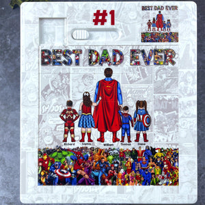 Super Dad Sliding Puzzle - Personalized Gifts For Dad 011qhqn010425pa-Homacus