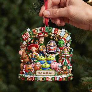 Festive Friends Acrylic Ornament – Personalized Christmas Gift For Families 02PALU010826-Homacus