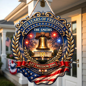 250 Years Of Freedom Acrylic Sign - Personalized Gifts For Family 02toqn300526-Homacus