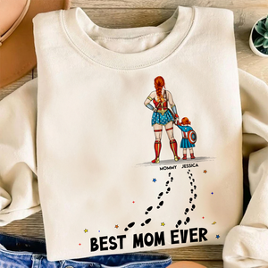 Personalized Gift For Mom Shirt, Best Mom Ever-Homacus
