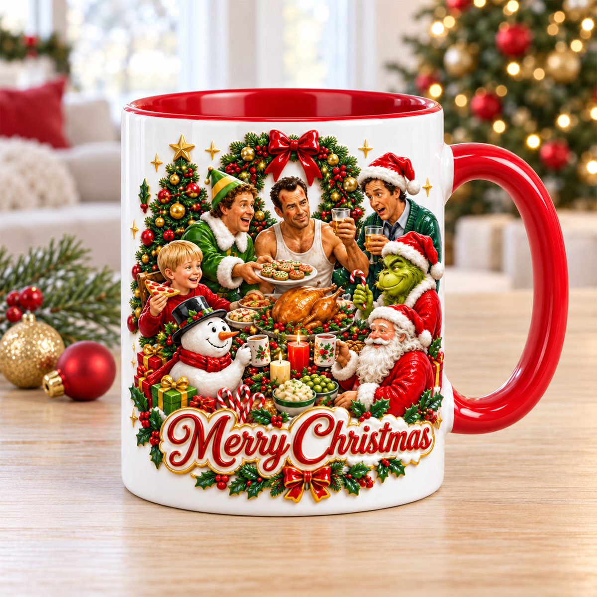 Nostalgic Christmas Character Coffee Accent Mug - Personalized Gifts For Movie Lovers 05toqn231026-Homacus