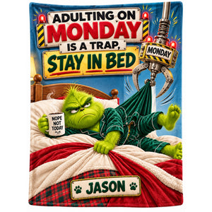 Stay In Bed Blanket - Personalized Gifts 02hatn171026-Homacus