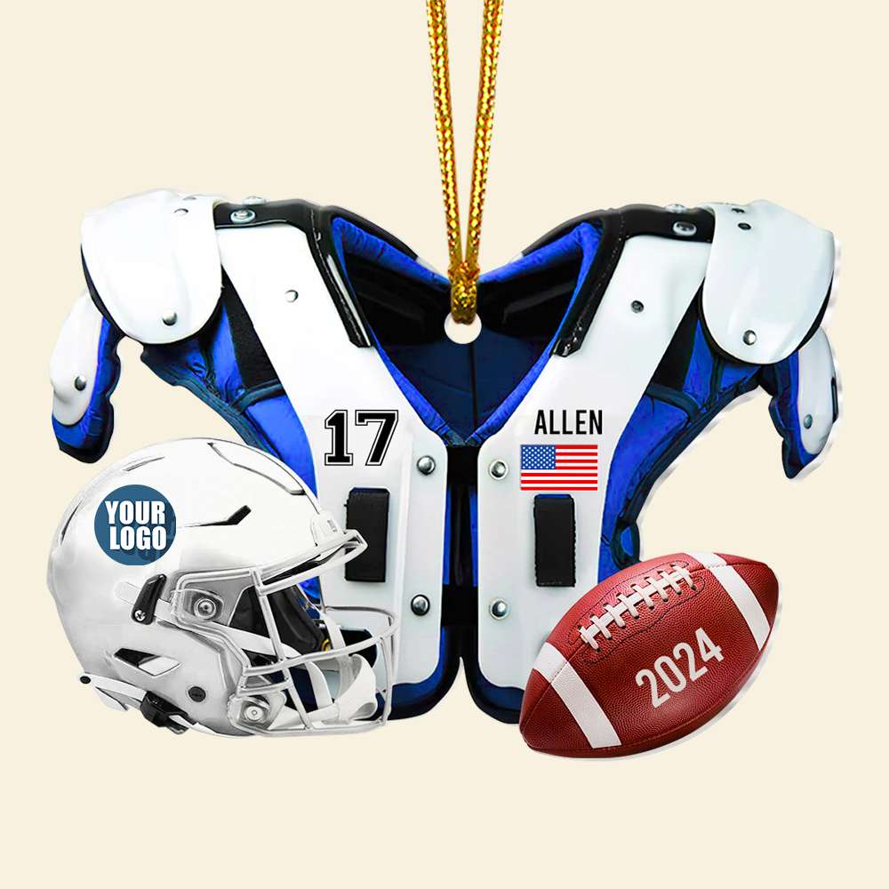 Personalized Gifts For Football Lover Christmas Ornament 02HUDT261024-Homacus
