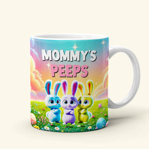 Personalized Gifts For Grandma Easter Day Coffee Mug Bunny Peeps 022TGMH070325-Homacus