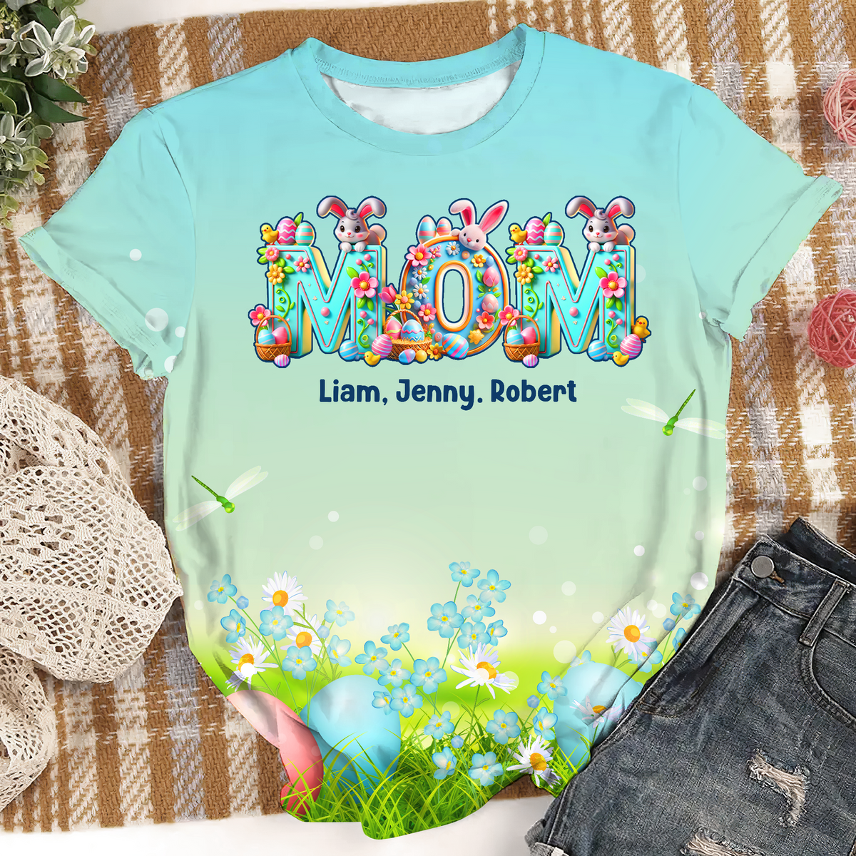 Personalized Gifts For Mom Shirt Easter Gifts 02xqpu040325-Homacus