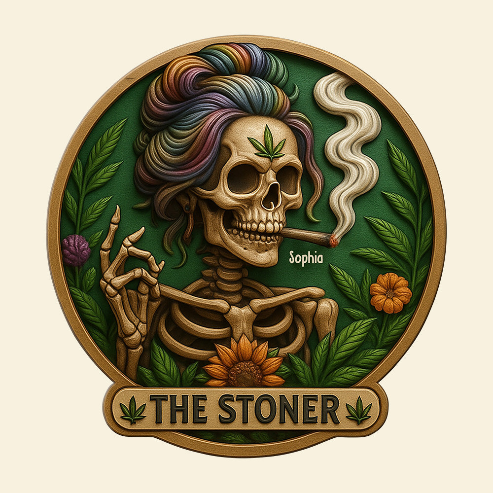 Stoner Girl Wood Sign - Personalized Gifts For Her 03totn050625-Homacus