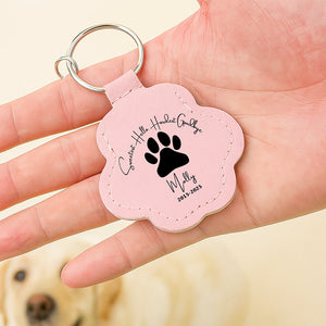 Sweetest Goodbye Pet Hair Storage Keychain - Personalized Memorial Gift For Pet Lovers 04LAQN270825-Homacus
