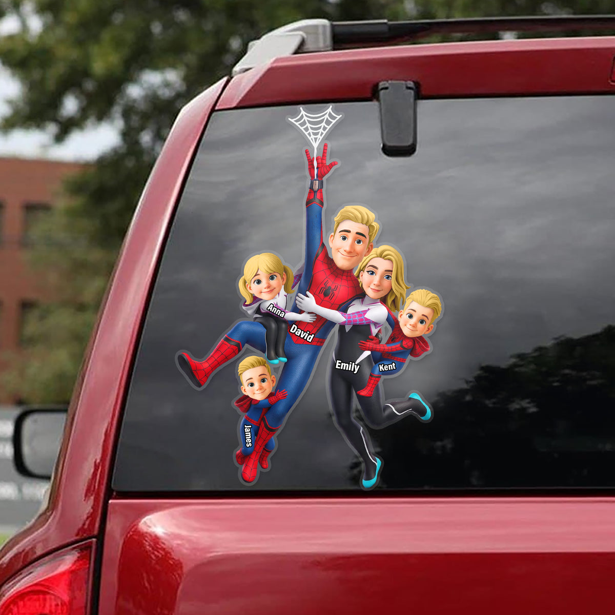 Sticked On Family Fun Car Decal - Personalized Gifts For Family 05qhqn040826-Homacus