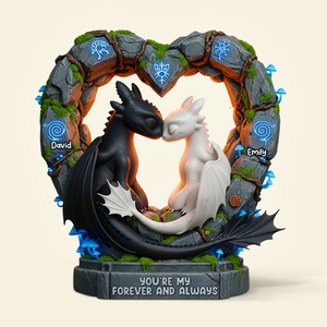 Forever & Always Couple Acrylic Plaque - Personalized Gifts For Couple 05TOPU080725-Homacus