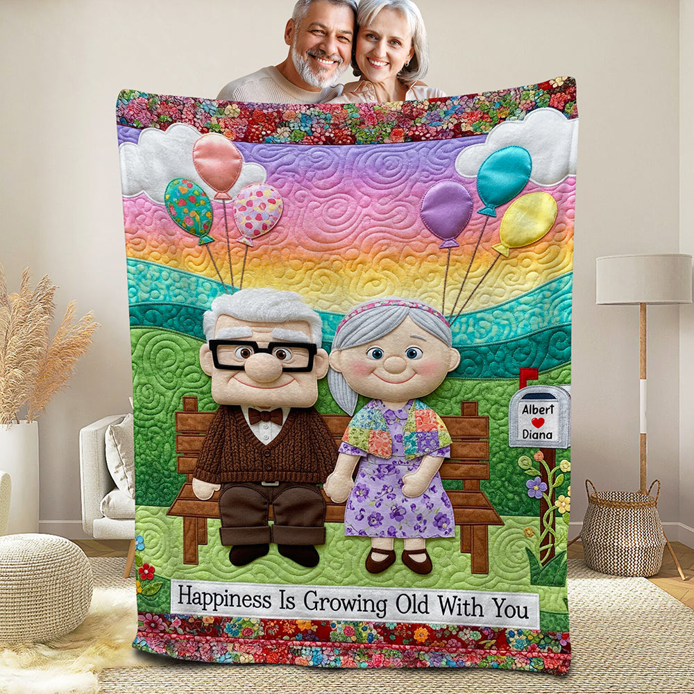 Together Forever Blanket - Personalized Gifts For Couple 03naqn160625-Homacus