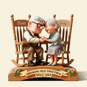 Old Couple Acrylic Plaque - Personalized Gifts For Couple 01TOPU160725-Homacus