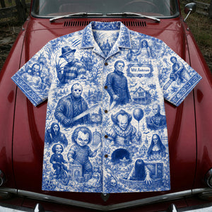 Retro Horror Hawaiian Shirt Personalized Gifts For Horror Lovers 01HUQN220626