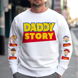 Daddy Story Shirt Personalized Gifts For Dad 022KAQN150425-Homacus