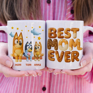 Personalized Gifts For Mom Coffee Mug - Best Mom Ever 03OHDT050425-Homacus