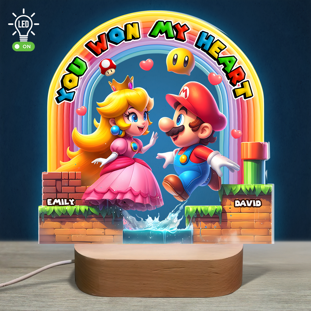 Cute Game Couple Led Light - Personalized Gifts For Couple 03hupu150425-Homacus