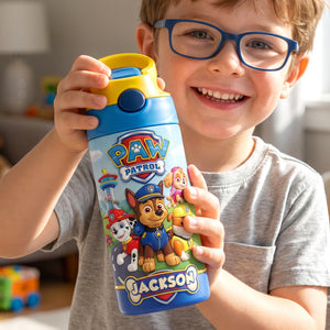 Rescue The World Adventure 12oz Colorful Kid Tumbler - Personalized Gifts For Kids 08tyqn290726