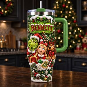 Cute Holiday Mischief Tumbler - Personalized Christmas Gifts 06padt061026-Homacus