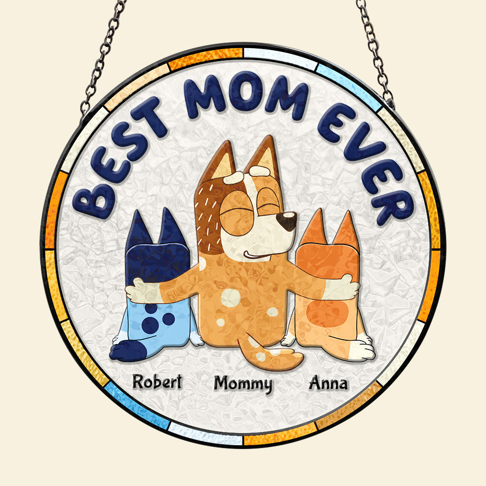 Personalized Gifts For Grandma Stained Glass Ornament Best Nana Ever 01ACDT280325-Homacus