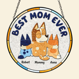 Personalized Gifts For Grandma Stained Glass Ornament Best Nana Ever 01ACDT280325-Homacus