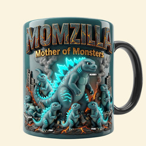 Giant Creature Mom Magic Mug - Personalized Gifts For Mothers 04natn110426-Homacus