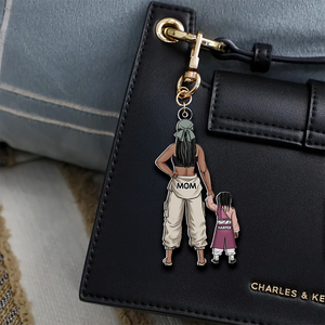 Personalized Gifts For Mom Keychain Mom And Kids 06QHHU220225HH-Homacus