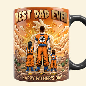 Best Dad Ever Magic Mug - Personalized Gifts For Dad 02natn150426-Homacus