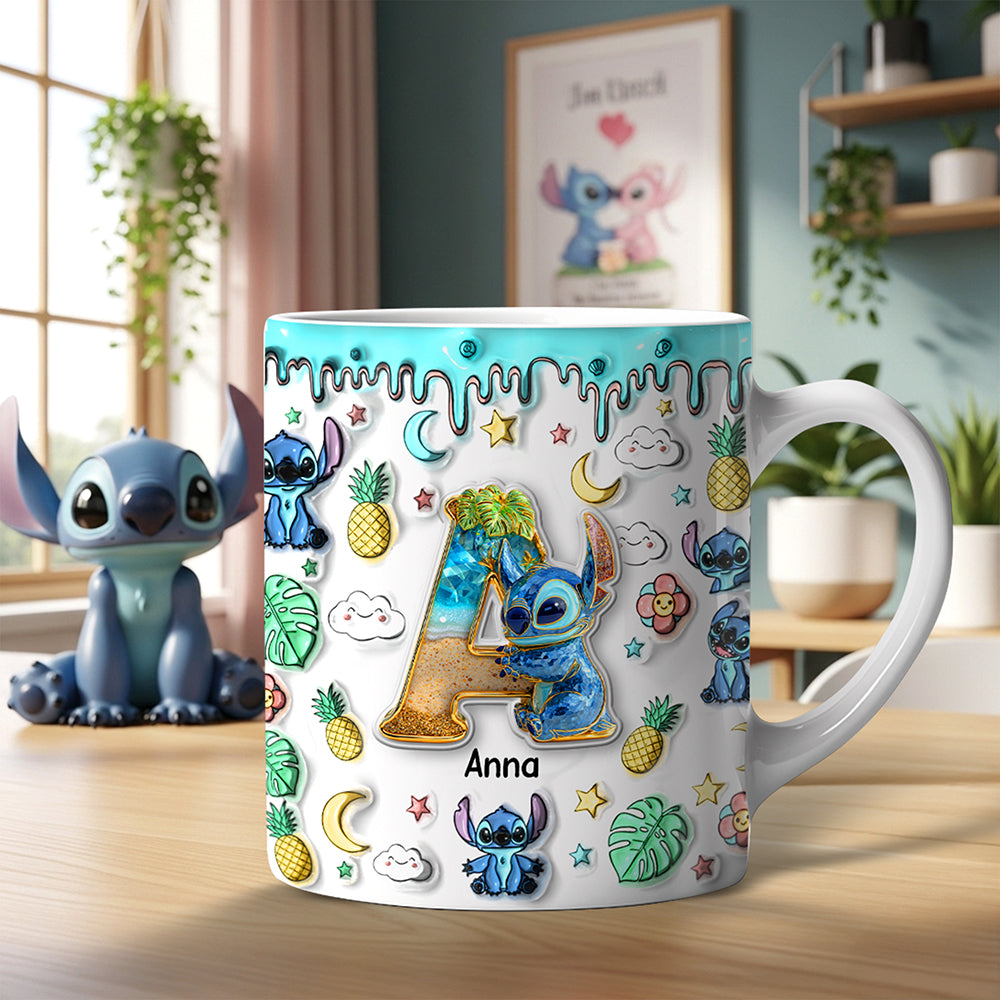 Custom Alphabet Letter Coffee Mug – Personalized Gifts for Cute Monsters 01tgqn110625-Homacus