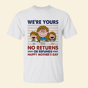 Personalized Gifts For Mom Shirt Cartoon Mom And Kids 03XQMH270325HH-Homacus