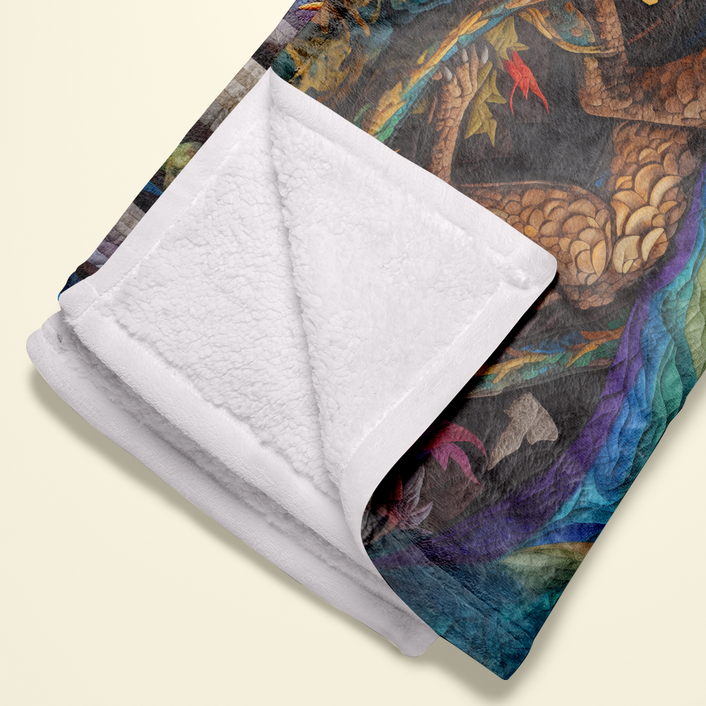 Personalized Gifts For LGBT Blanket, Pride Dragon 02qhpu120924-Homacus