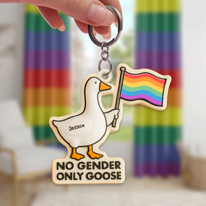 LGBT Goose Keychain - Personalized Gifts For LGBT 03hupu130525-Homacus