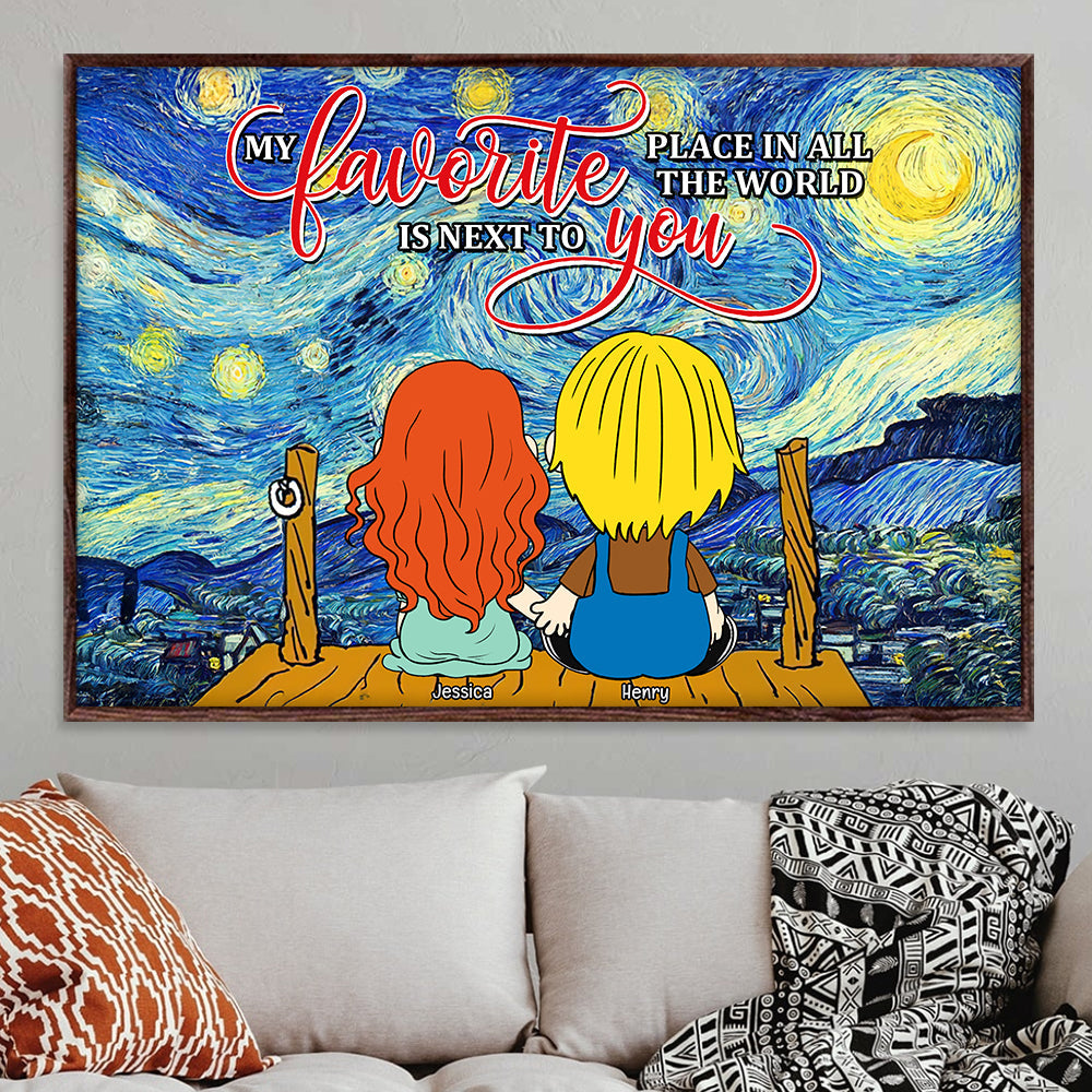 Personalized Gifts For Couple Canvas Print 02OHQN201224HG-Homacus