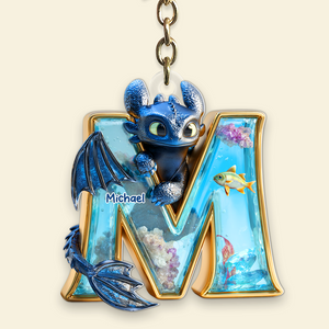 Magical Christmas Keychain – Custom Alphabet Gift For Cartoon Lovers 04tgpu100625-Homacus