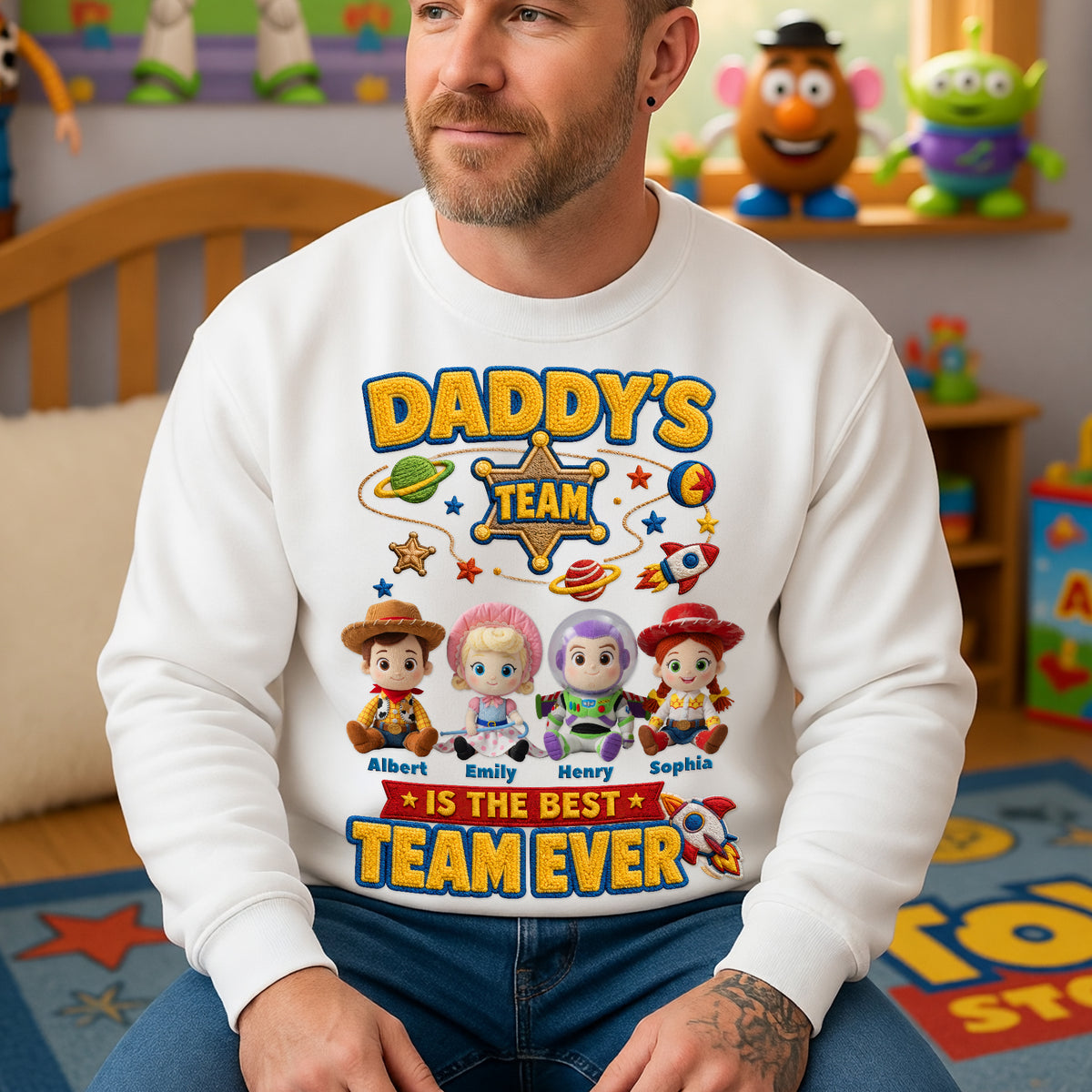 The Best Team Ever Shirt - Personalized Gifts For Dad 01paqn160526-Homacus
