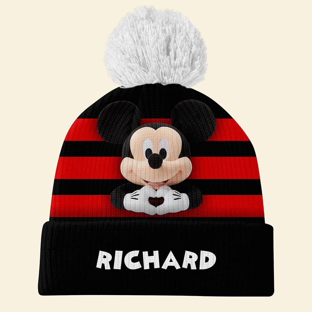 Personalized Gifts For Couple Bobble Beanie Hat 02naqn260925-Homacus