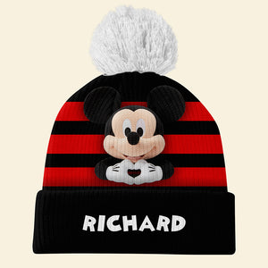 Personalized Gifts For Couple Bobble Beanie Hat 02naqn260925-Homacus