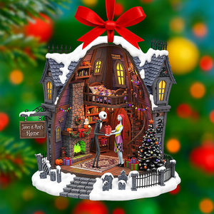 Spooky Love Christmas Ornament – Personalized Gifts For Couple 04pgqn110825-Homacus