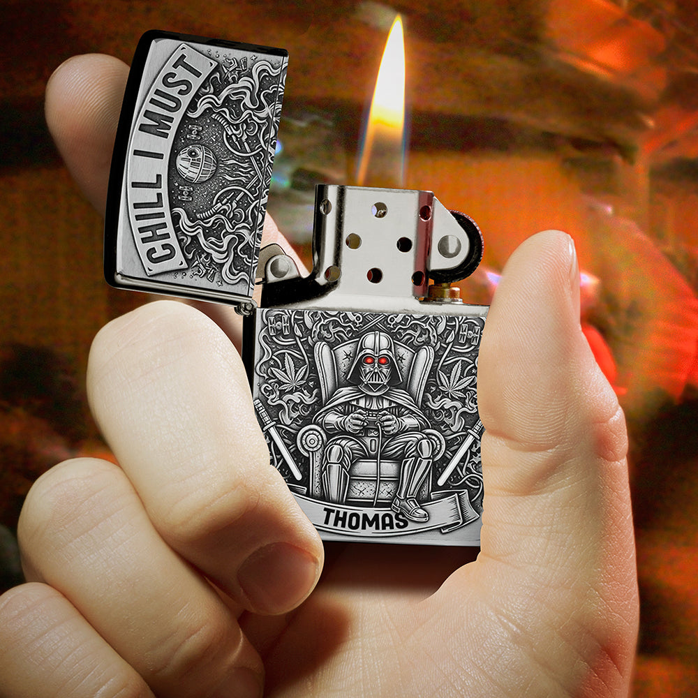 Chill I Must Lighter - Personalized Gifts For Stoner-Homacus