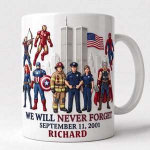 Never Forget Tribute Mug - Personalized Gifts For Patriots 02HAQN230726