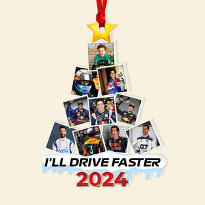 Custom Photo Gifts For Racing Fans Christmas Ornament 07hupu140824 ct141124-Homacus