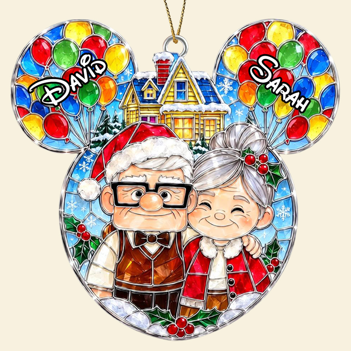 Dreamy Adventure Couple Ornament - Personalized Christmas Gift For Couples 06OHDT050926