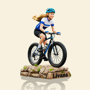 Teenager Riding Bicycle Plaque - Custom Photo Gifts For Bicycle Lovers 02pata290825-Homacus