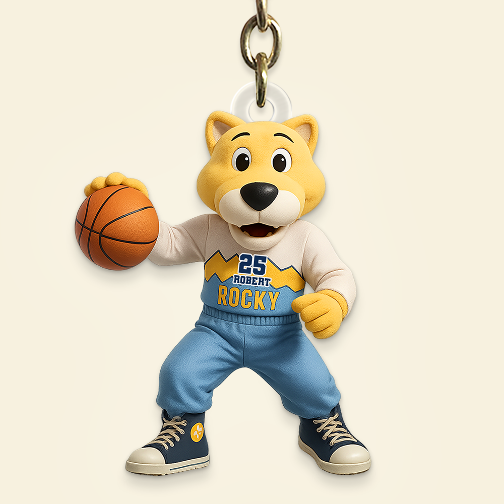 Basketball Keychain - Personalized Gifts For Basketball Lover 02HUPU280625-Homacus