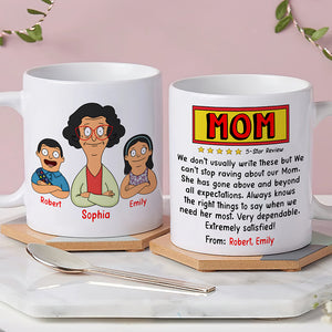 Personalized Gifts For Mom Coffee Mug Mom And Kids 01TOQN240325HG-Homacus