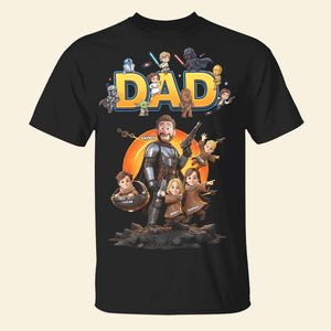 The Greatest Warrior Dad Shirt - Personalized Gifts For Dads 01hutn050626