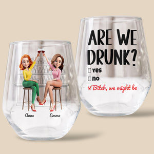 Cheers & Chaos Glass Egg Cup Personalized Gifts For Best Friends 02NADT020725-Homacus