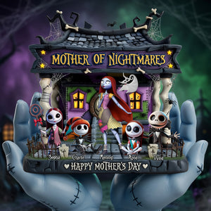 Spooky Mom And Kids Acrylic Plaque - Personalized Gifts For Mother's Day Plaque 01OHLU150426-Homacus