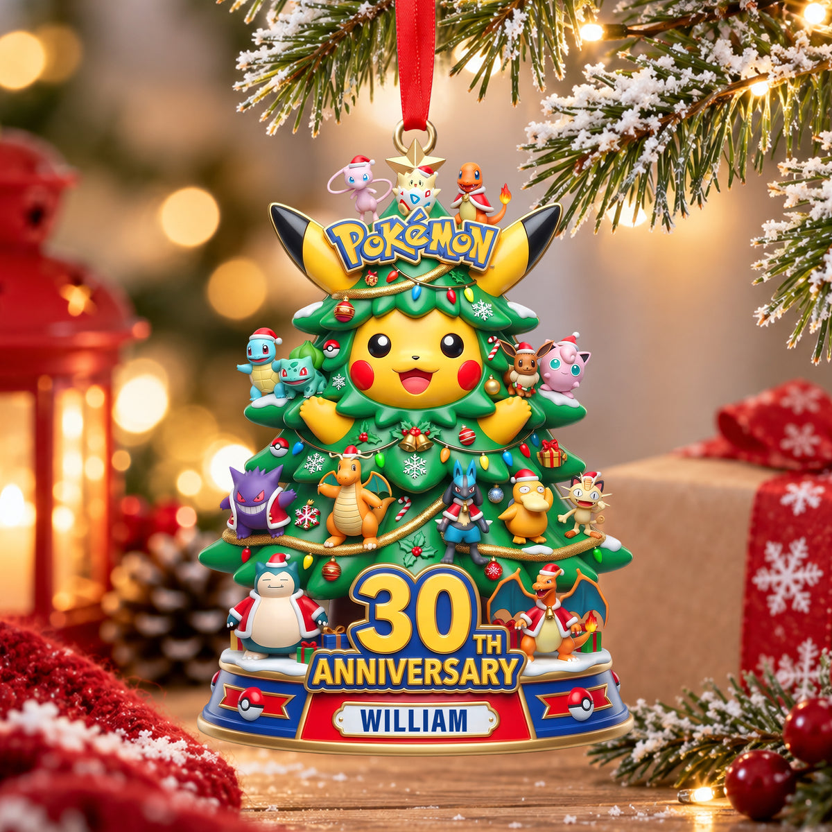 30th Anniversary Acrylic Christmas Ornament - Personalized Gifts For Game Lovers 06TYQN170926