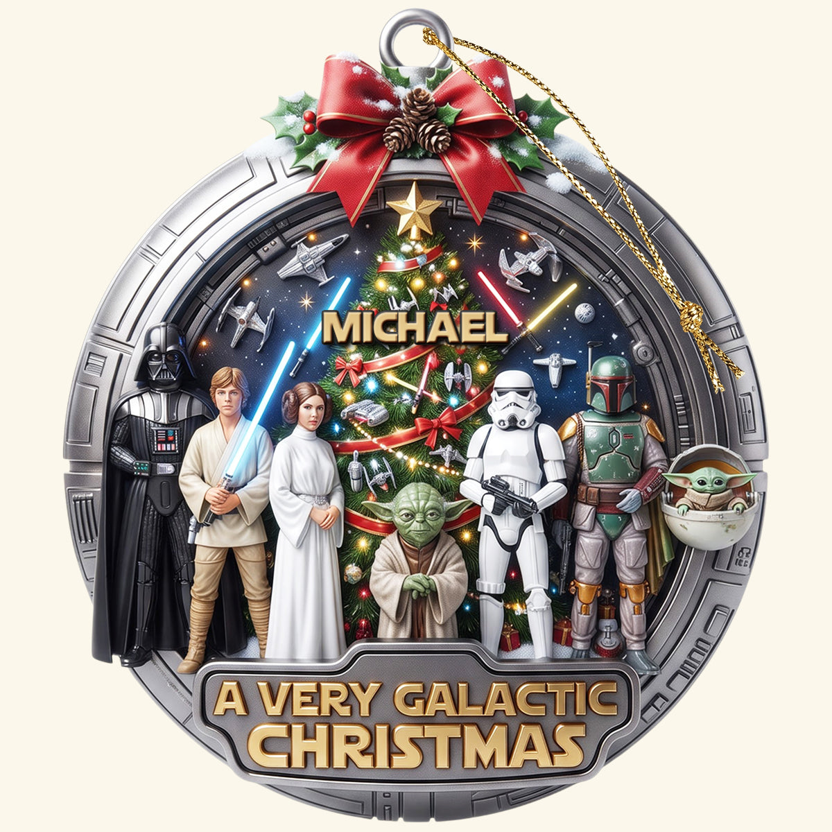Fantastical World Acrylic Ornament - Personalized Christmas Gifts 05tydt130826