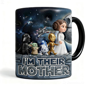 Cosmic Mom & Kids Reveal Magic Ceramic Coffee Mug - Personalized Gifts For Mother's Day 02nadt140426-Homacus