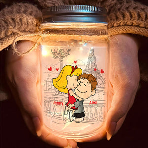 Personalized Gifts For Couple Mason Jar Light 02XQMH211224HG-Homacus